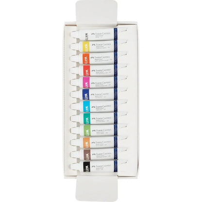 Peinture aquarelle (12 pcs) avec palette incluse