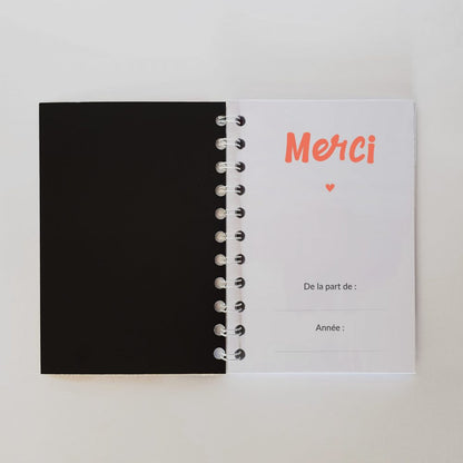 Carnet de notes - "Merci pour cette année"