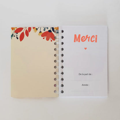 Carnet de notes - "Merci pour cette année"