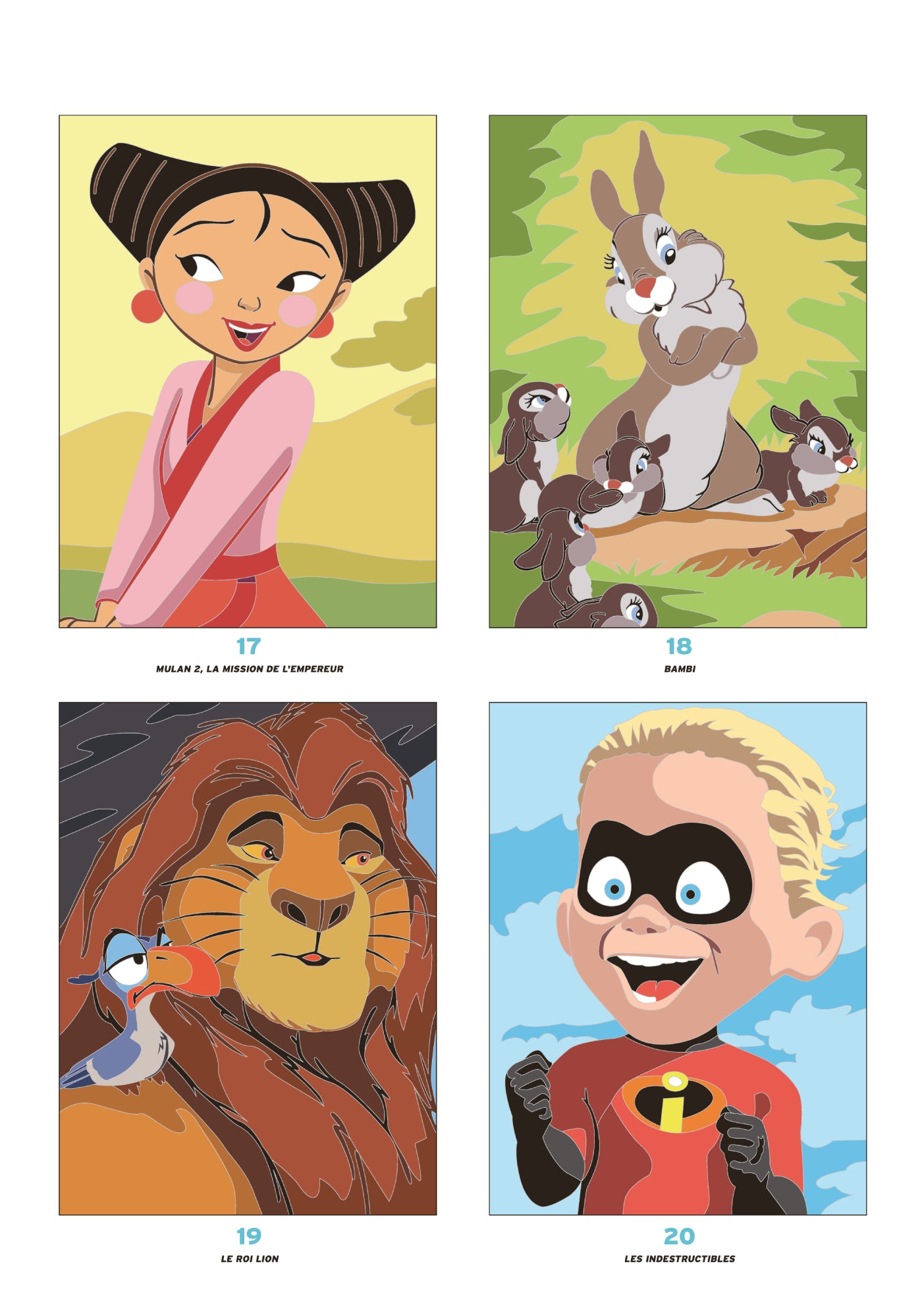 Grand bloc coloriage - Trompe l'Oeil Disney