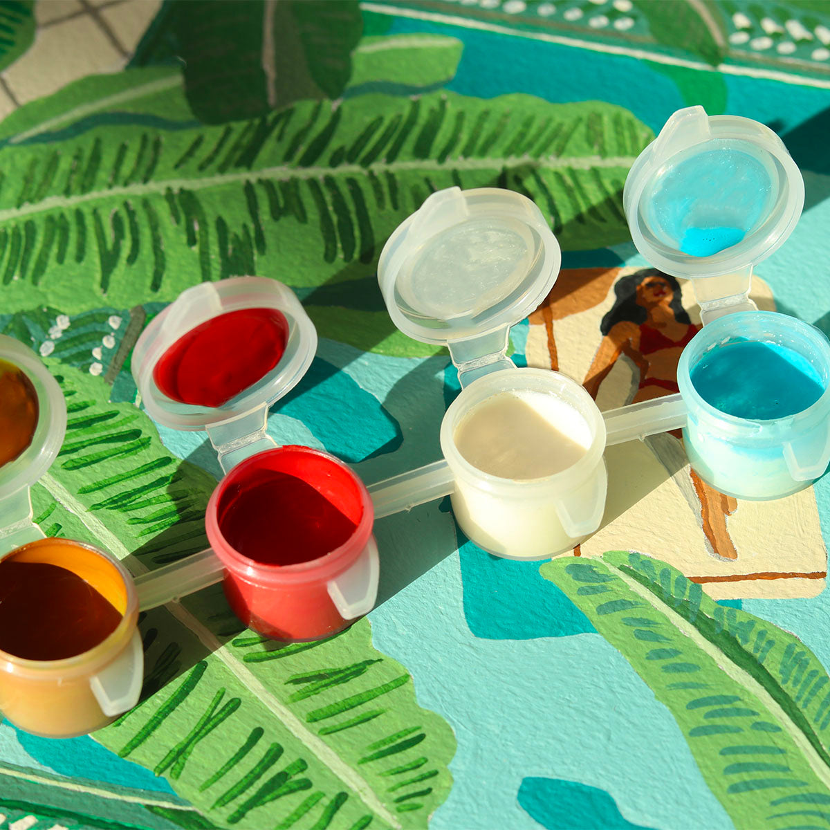 Kit peinture au numéro -  Daydreaming par Nora Dong