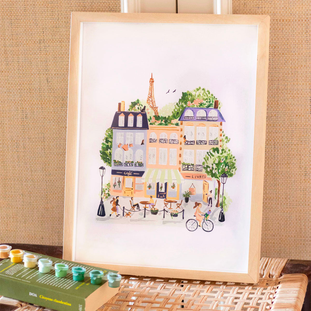 Kit peinture au numéro -  Paris par Sabrina Fenn