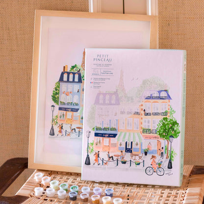 Kit peinture au numéro -  Paris par Sabrina Fenn