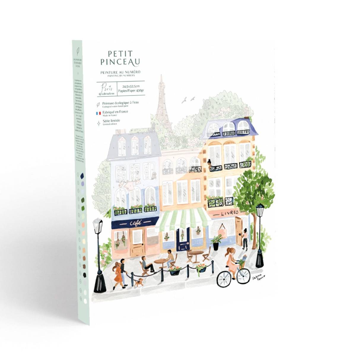 Kit peinture au numéro -  Paris par Sabrina Fenn