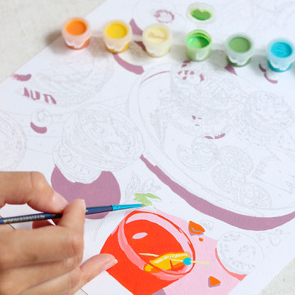Kit peinture au numéro -  Summer dreams par Sunlee