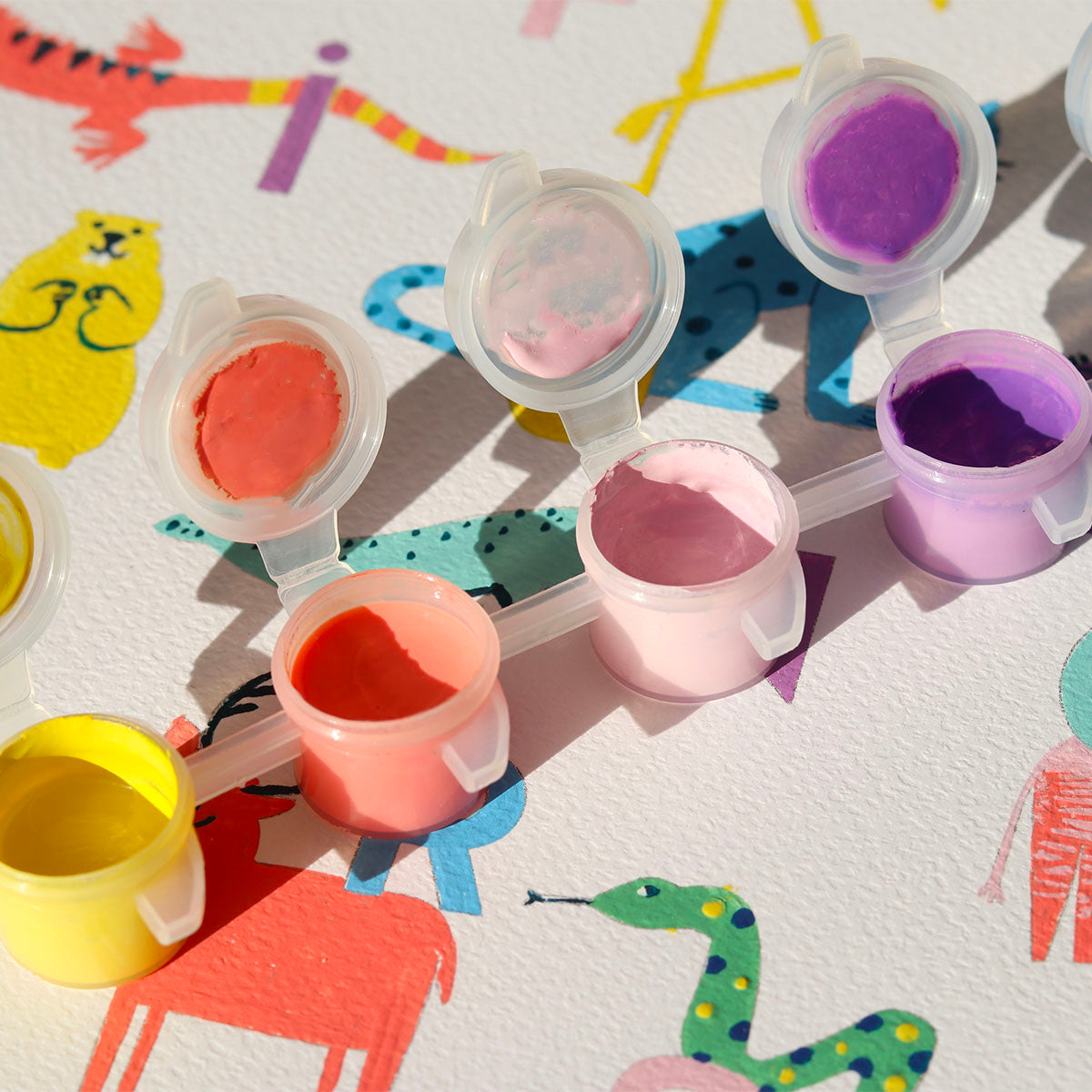 Kit peinture au numéro -  Animal Gang par Maja Tomljanovic