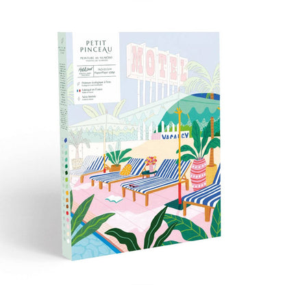 Kit peinture au numéro -  The Motel Pool par Jessica Smith