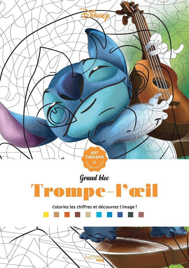 Grand bloc coloriage - Trompe l'Oeil Disney