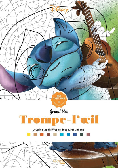 Grand bloc coloriage - Trompe l'Oeil Disney