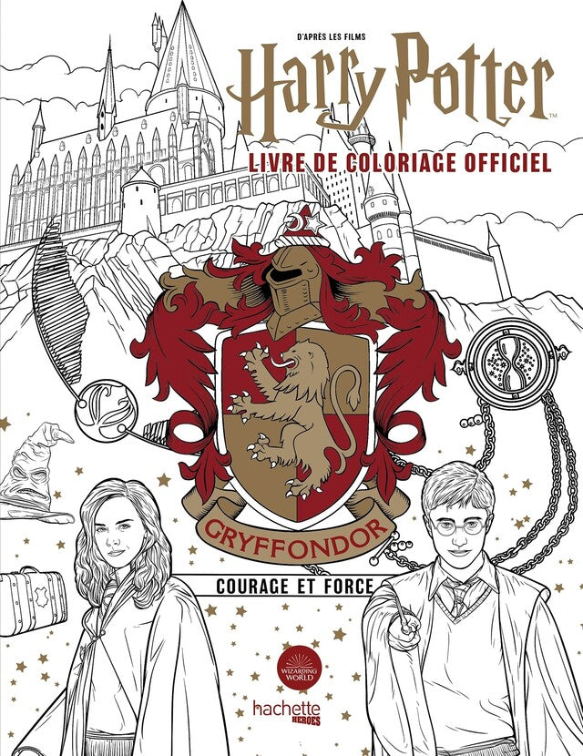Cahier de coloriage - Harry Potter Gryffondor