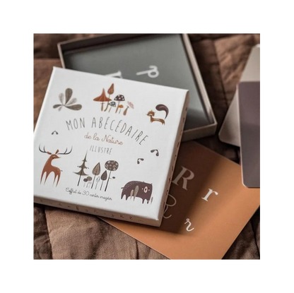 Coffret Cartes Alphabet "Mon Abécédaire de la Nature Illustré"