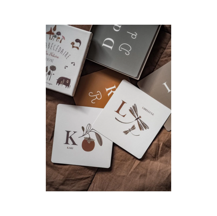 Coffret Cartes Alphabet "Mon Abécédaire de la Nature Illustré"