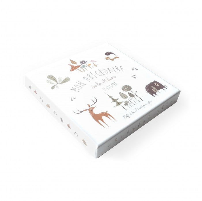 Coffret Cartes Alphabet "Mon Abécédaire de la Nature Illustré"