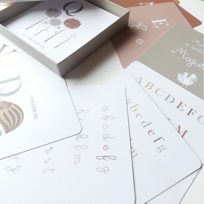 Coffret Cartes Alphabet "Mon Abécédaire de la Nature Illustré"