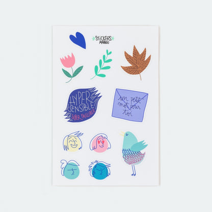 Collection de stickers - Mathou