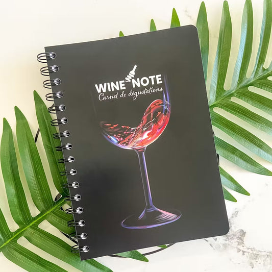 Carnet dégustation de vin modèle Glass Wine