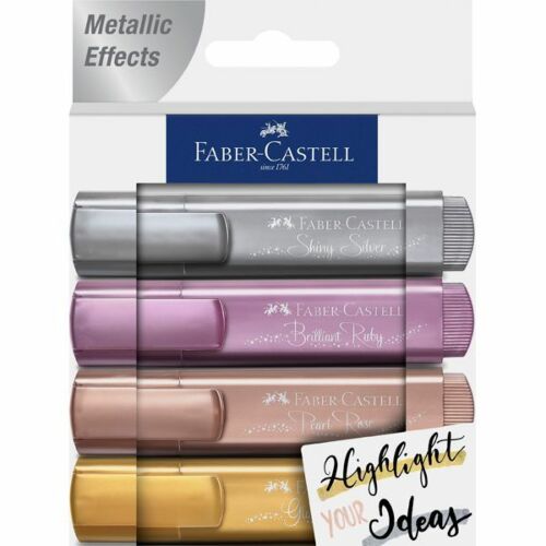 Set of 4 Metallic highlighters
