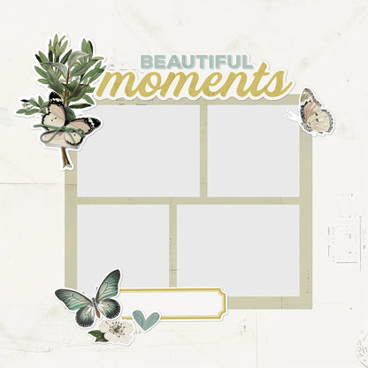 Set of die cuts "Beautiful Moment"