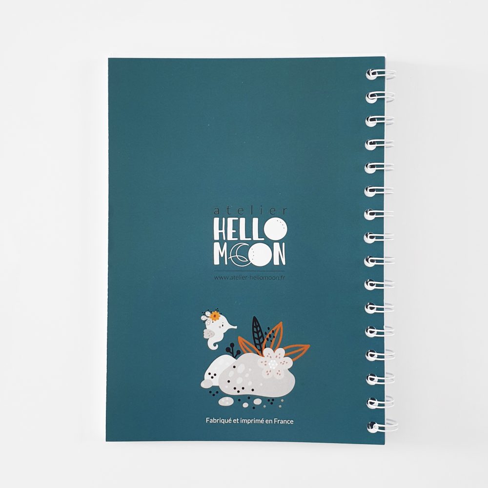 "My funny words" notebook for children's memories - Whale