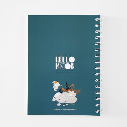 "My funny words" notebook for children's memories - Whale