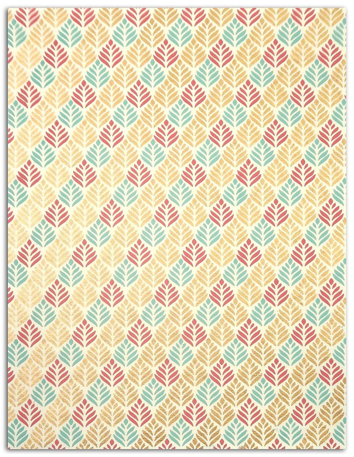 Collection de papier recyclé "l'or de bombay" - Pastel