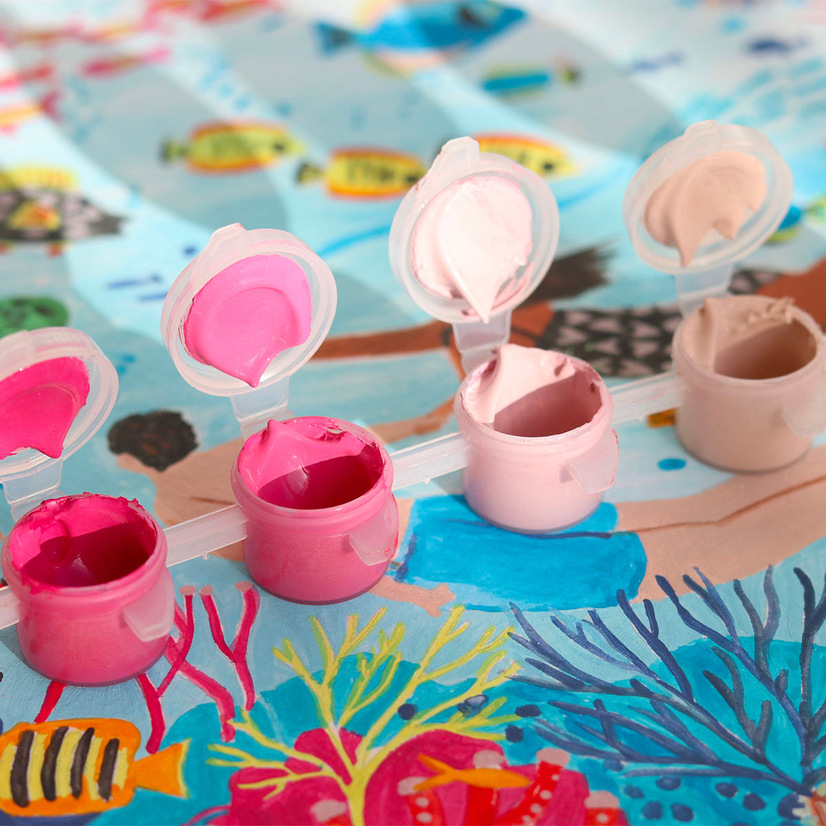 Paint by number kit - Coral reef by Miranda Sofroniou 