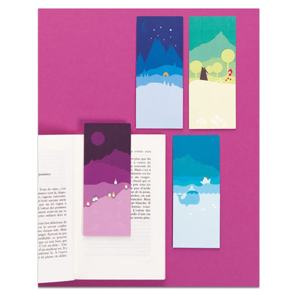 Kit pour créer 4 marques pages contes de fées en papier