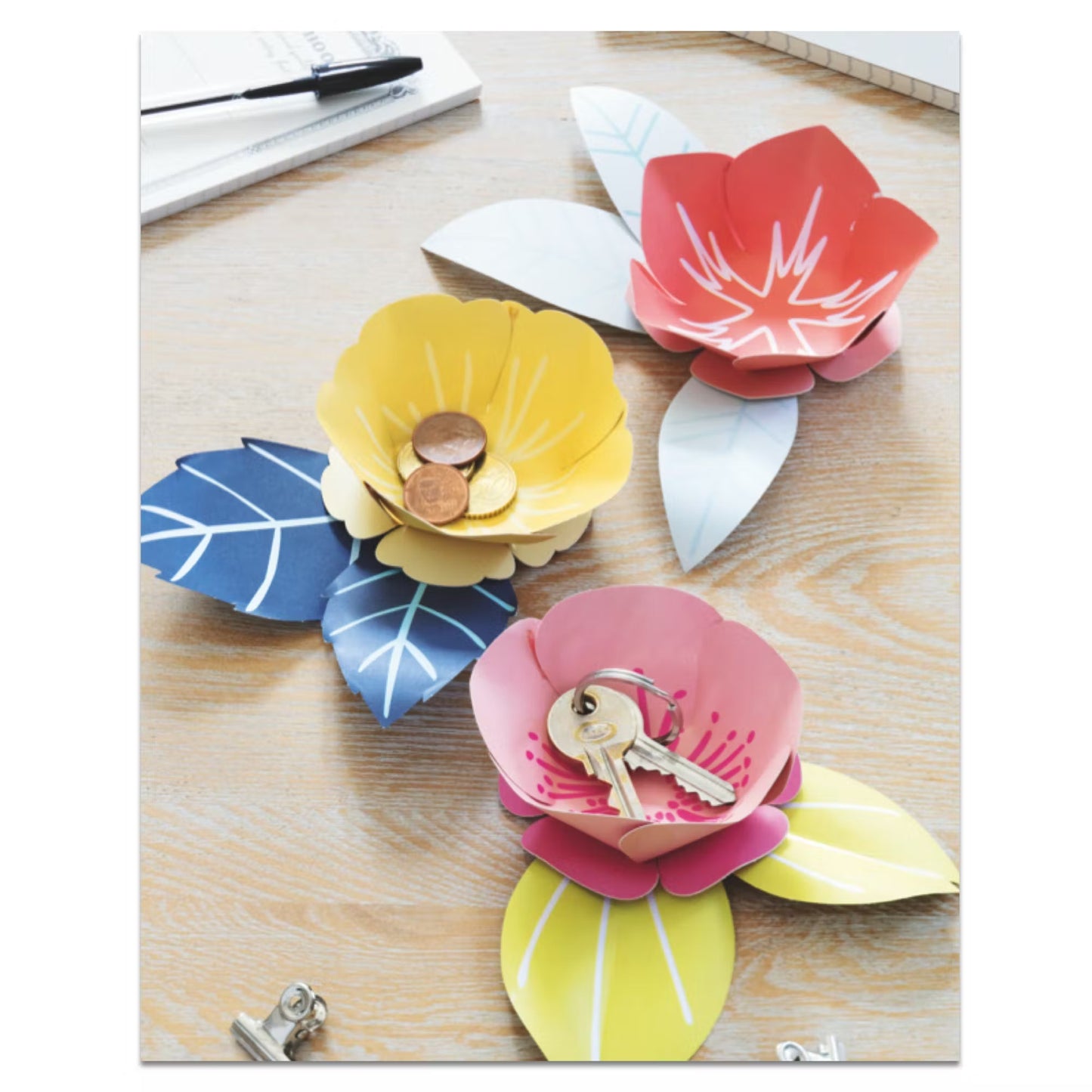 Kit to create 3 flower pockets 