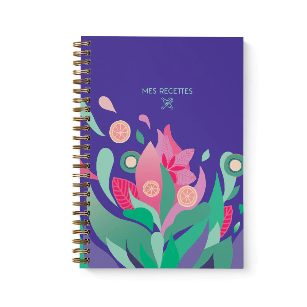 Carnet de Recettes modèle crocus