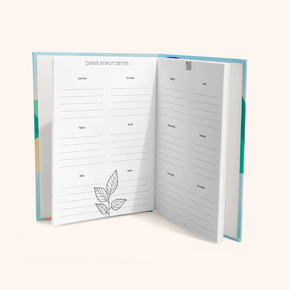 Mon Planner sans date modèle jungle