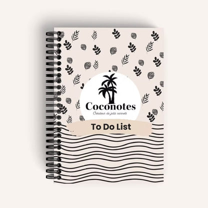 Carnet To Do List modèle Plume