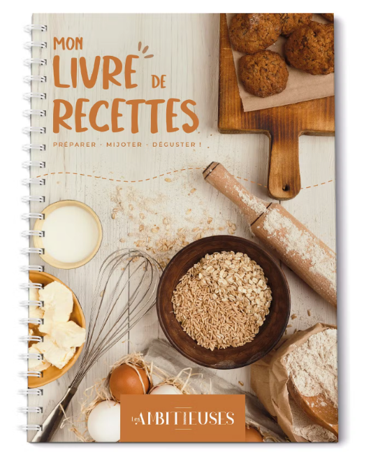 Carnet de Recettes modèle marron édition 1