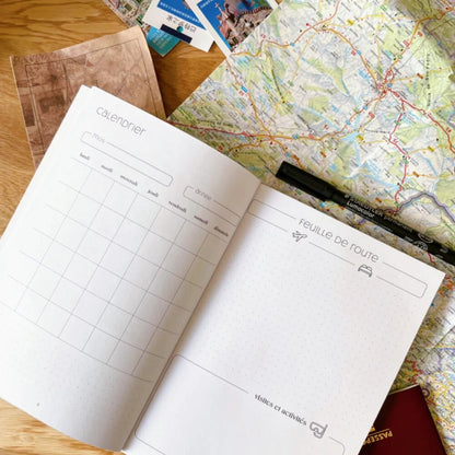 Carnet de Voyage modèle azur