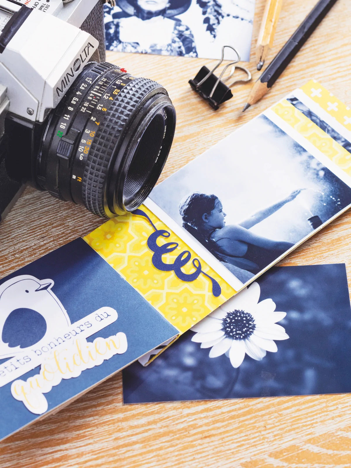 Kit pour mini albums photos modèle le paradis