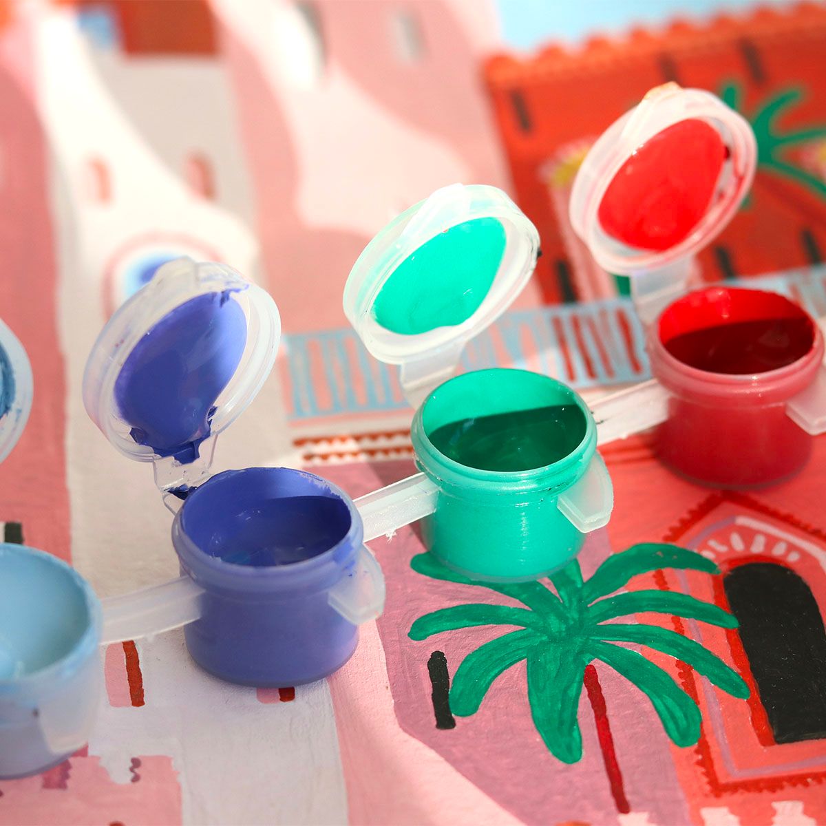 Paint by number kit - Morocco by Mona Mai 