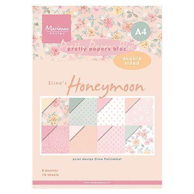 Pad of 16 sheets "Honeymoon" (A4) 