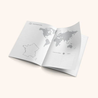 Carnet de Voyage modèle azur