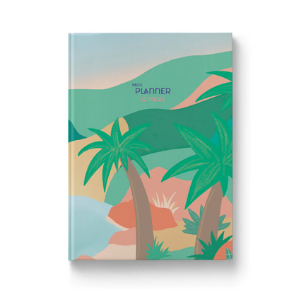 Mon Planner sans date modèle jungle