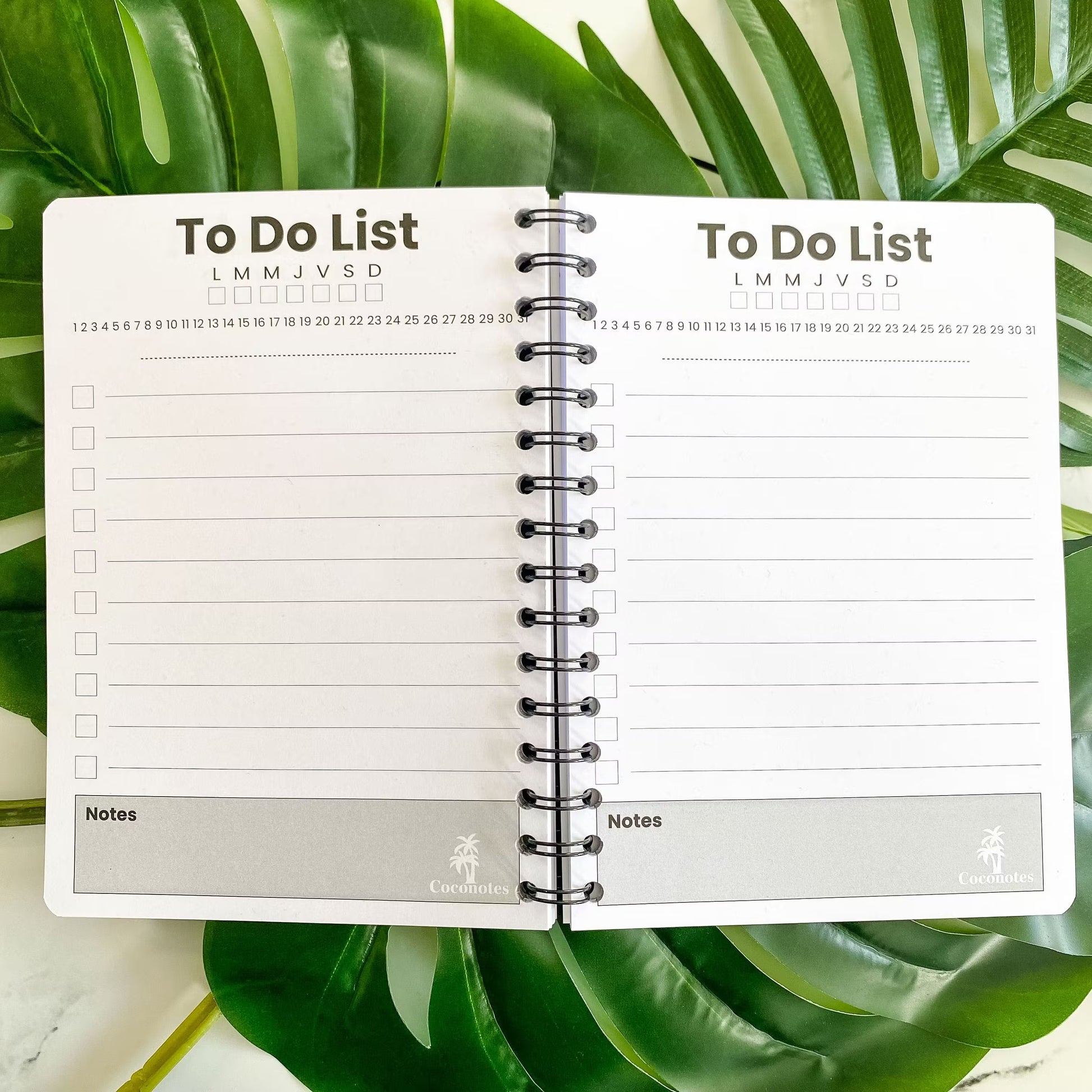 Carnet To Do List modèle wave bleu - COCONOTES – Paper and Memories