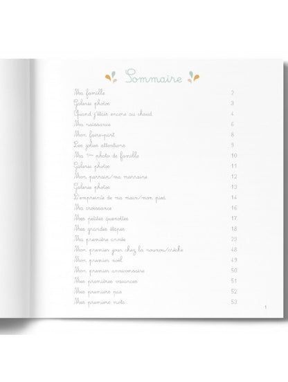 Album souvenir - mon bébé