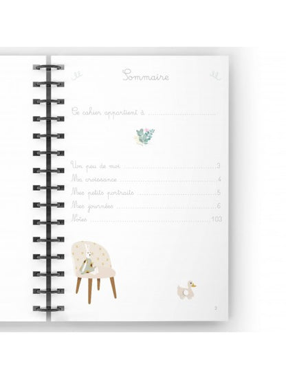 My first weeks notebook - spiral-bound 