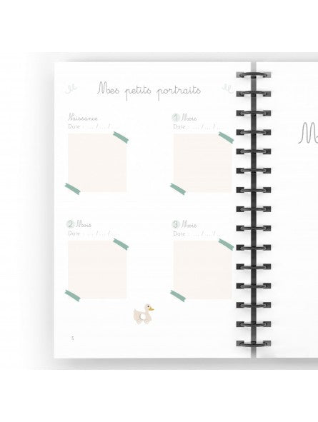 My first weeks notebook - spiral-bound 