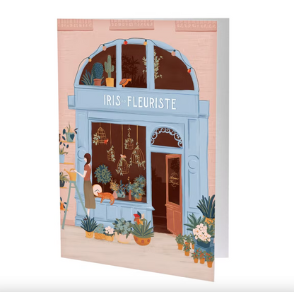 Carte double - le Fleuriste