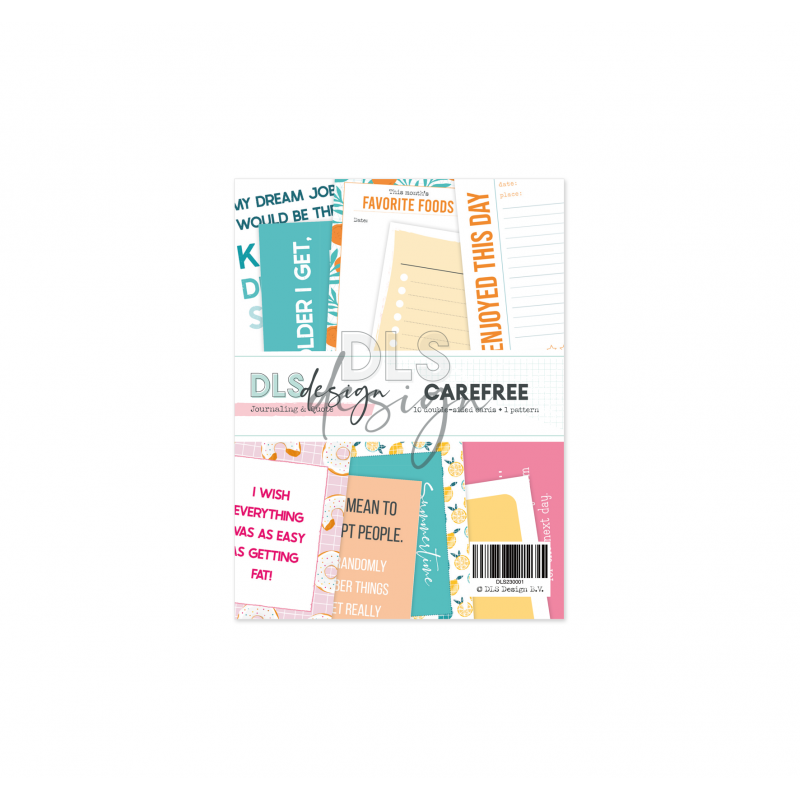 “Carefree” journaling cards (3x4) 