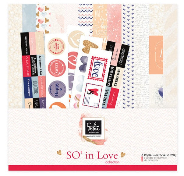 “So’ in Love” paper collection 