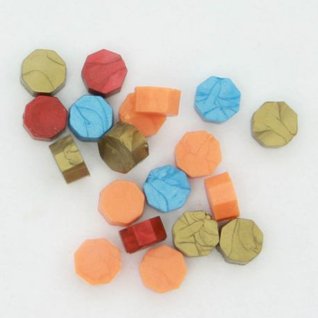 Assortment of sealing wax tablets - Island 