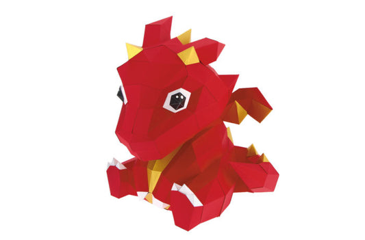 Little 3D paper dragon