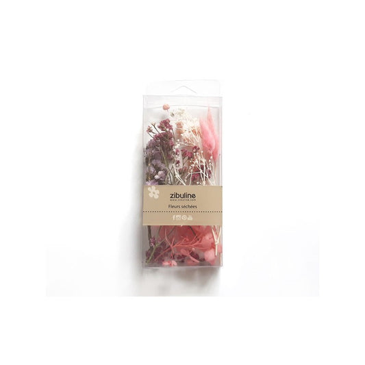 Natural dried flowers - pink monochrome 