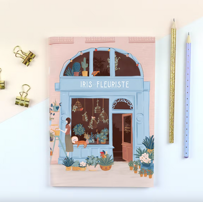 Notebook A5 - Iris la Fleuriste