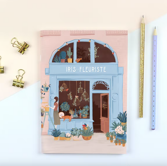 Notebook A5 - Iris la Fleuriste